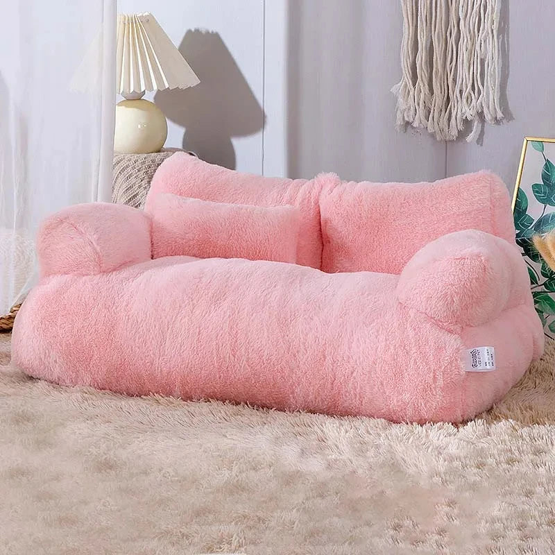 🛏️ Luxus Katzenbett & Hundesofa – Weiches & Warmes Kuschelnest für Haustiere