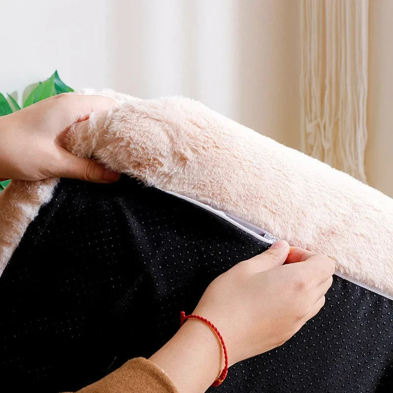 🛏️ Luxus Katzenbett & Hundesofa – Weiches & Warmes Kuschelnest für Haustiere